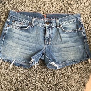 7 For All Mankind denim shorts